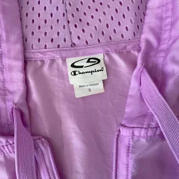 C9 by Champion - Small Lightweight Windbreaker Track Jacket Pink Lavender Lilac - Picture 4 of 4